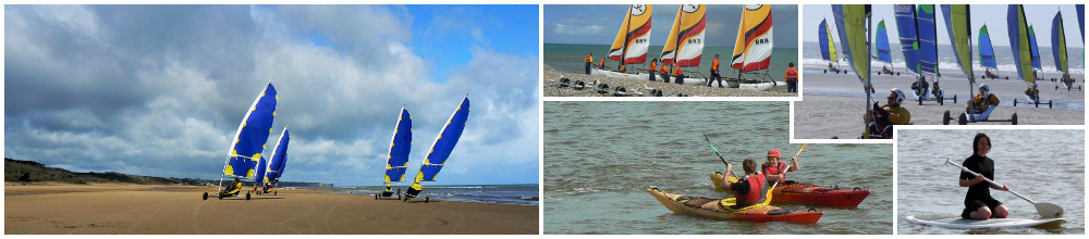 Le char à voile avec Eolia Normandie, mais aussi la voile, le kayak